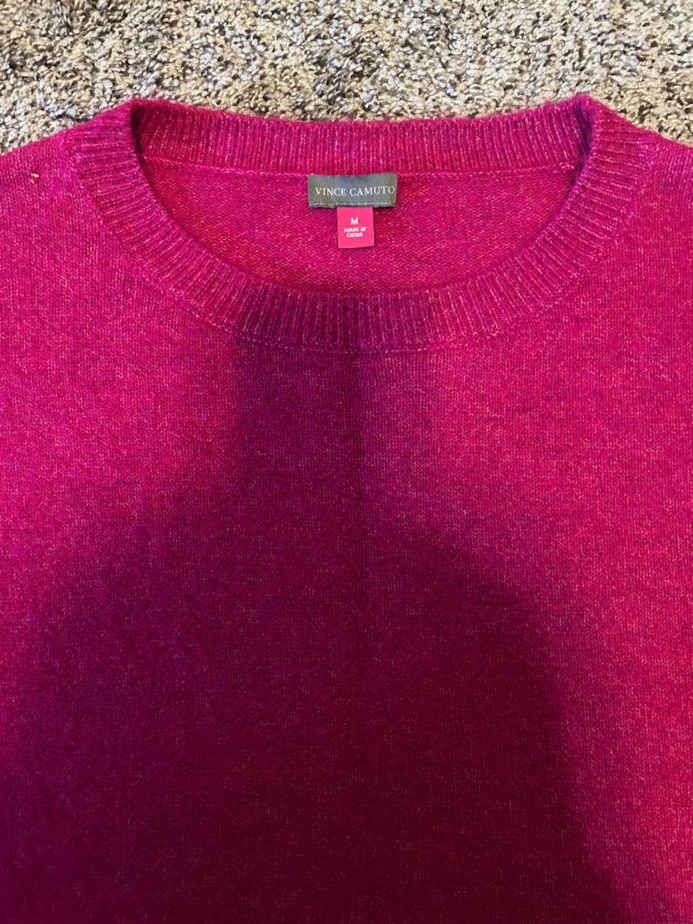 Colorblock Crewneck Sweater - Pink & Gray - Picture 2 of 5